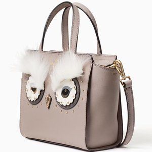 Kate Spade Star Bright Owl Mini Hadlee Cityscape Gray